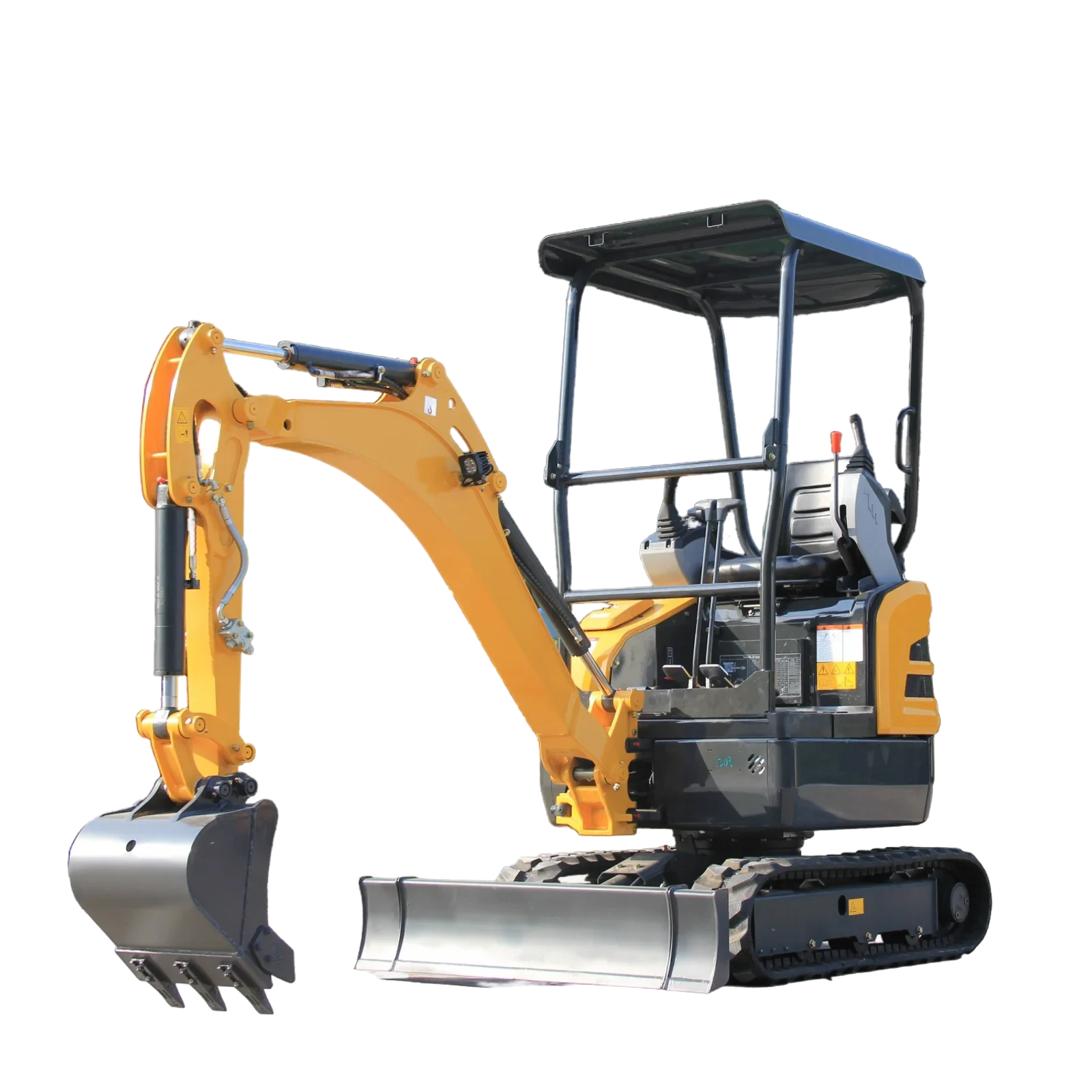 MB 18 Pro Minibagger mit Schutzdach und Planierschild