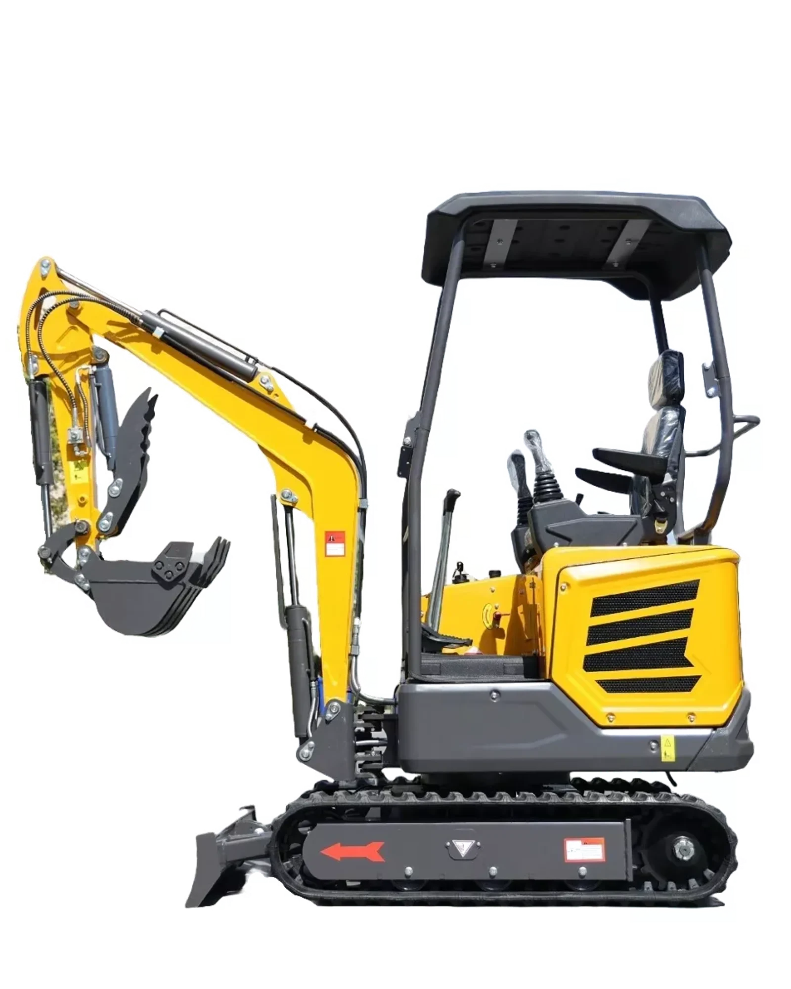 Müller Machinery MB 18 Minibagger, 1,8 Tonnen, Neumaschine mit Schutzdach und Planierschild