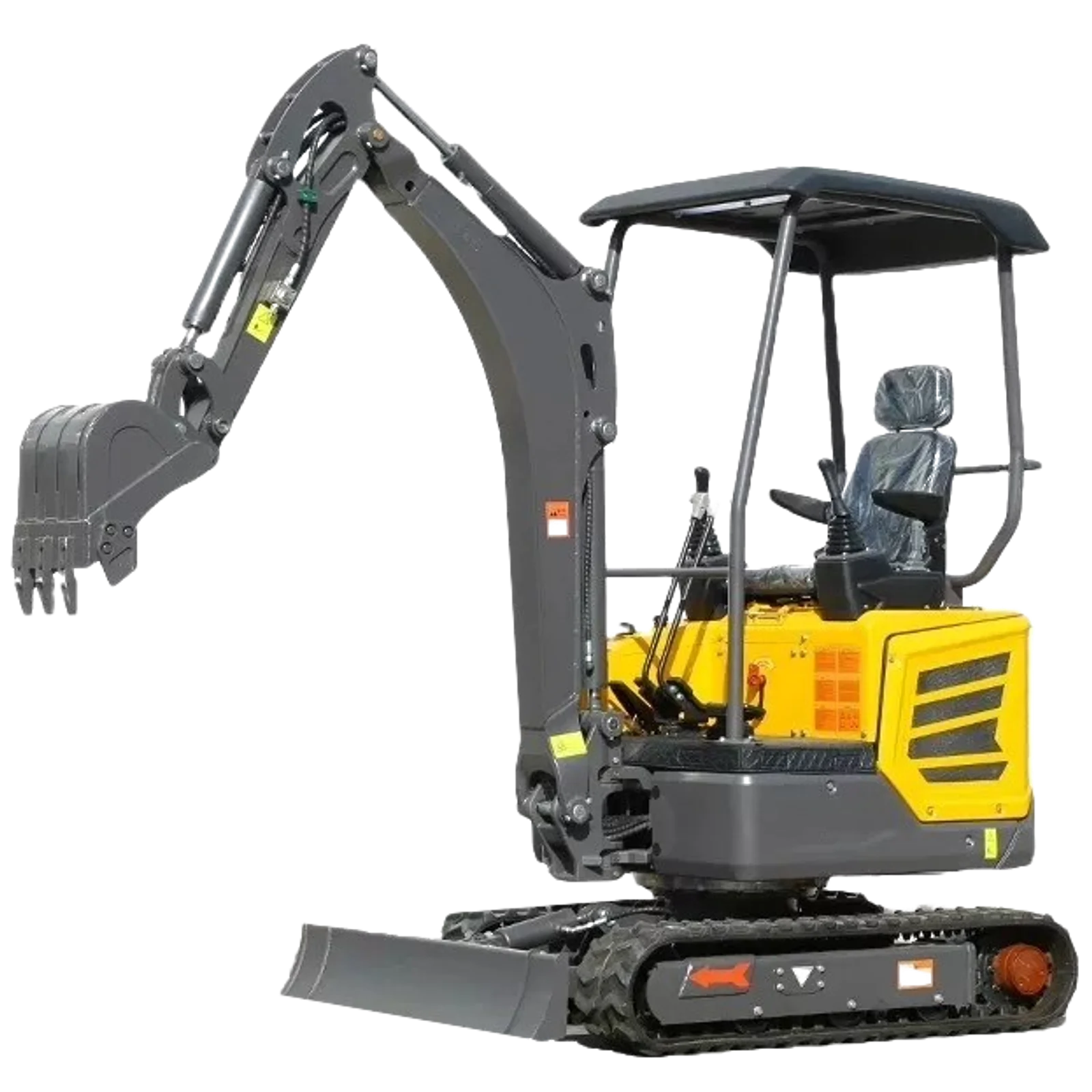 MB 20 Minibagger, 2 Tonnen, mit Schutzdach und Planierschild